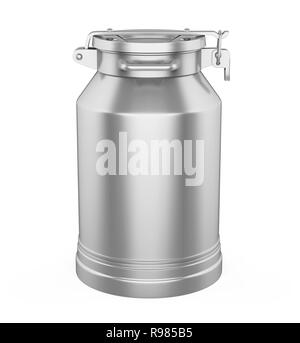 Le lait peut isolé Banque D'Images