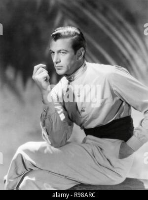 Titre original : beau geste. Titre en anglais : beau geste. Année : 1939. Réalisateur : William A. WELLMAN. Stars : Gary Cooper. Credit : PARAMOUNT PICTURES / Album Banque D'Images