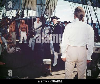 Titre original : MUTINERIE SUR LE BOUNTY. Titre en anglais : MUTINERIE SUR LE BOUNTY. Année : 1962. Réalisateur : LEWIS MILESTONE. Stars : Marlon Brando. Credit : Metro Goldwyn Mayer / Album Banque D'Images