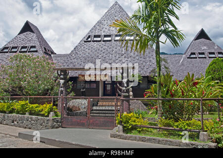Musée à Bontoc Bontoc Bontoc, rizières en terrasses, région de montagne, Luzon, Philippines, Asie, Asie du Sud Banque D'Images