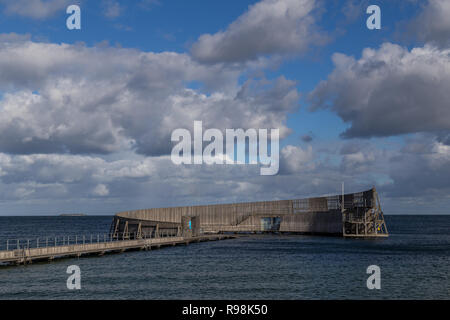 Bain de mer Kastrup à Copenhague, Danemark Banque D'Images