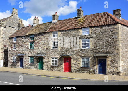Période cottages, Horse Street, Chipping Sodbury, Gloucestershire, Angleterre, Royaume-Uni Banque D'Images