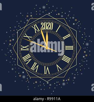 Bonne Année 2020 Illustration de Vecteur