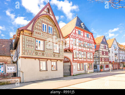 L'Hôpital Heilig Geist, Bensheim, Allemagne Banque D'Images