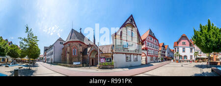 L'Hôpital Heilig Geist, Bensheim, Allemagne Banque D'Images