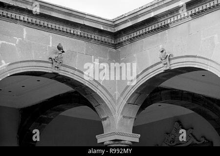 MONTERREY, NL/MEXIQUE - 10 NOV 2003 : détails intérieurs du Palais du Gouverneur. Un musée depuis 2006. Banque D'Images