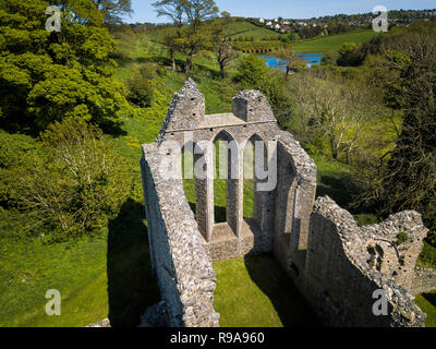 Inch Abbey, comté de Down, Irlande du Nord Banque D'Images