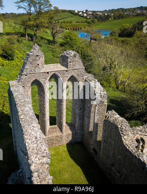 Inch Abbey, comté de Down, Irlande du Nord Banque D'Images