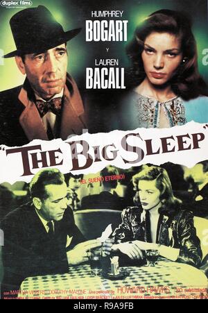 Titre original : The Big Sleep. Titre en anglais : THE BIG SLEEP. Année : 1946. Réalisateur : Howard Hawks. Credit : Warner Brothers / Album Banque D'Images