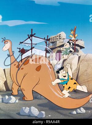 Titre original : LE FLINTSTONES. Titre en anglais : LE FLINTSTONES. Année : 1960. Directeur : JOSEPH BARBERA, WILLIAM HANNA ; CHARLES A. Nichols. Credit : HANNA-BARBERA/NBC/ABC/WARNER BROS TV / Album Banque D'Images