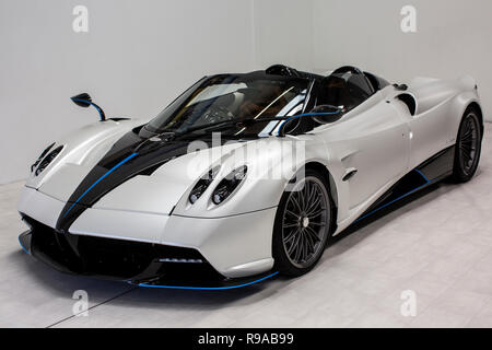 PAGANI chez le constructeur automobile Atelier de Londres, Parc Royal, Londres, Angleterre, Royaume-Uni Banque D'Images