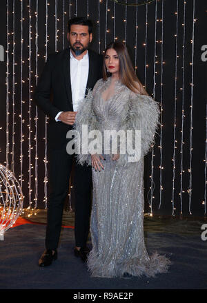 Mumbai, Inde, le 20 mars 21018 L'actrice de Bollywood Priyanka Chopra : musicien et Nick Jonas réception de mariage pour l'industrie du film de Bollywood à Mumbai, Inde, le Mercredi, Mai 20, 2018. photo par Prodip Guha Banque D'Images