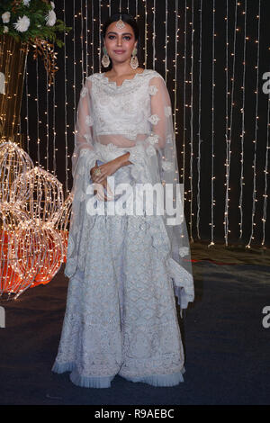 Mumbai, Inde, 20 dec 21018:swara bhaskar actrice de Bollywood Priyanka Chopra au musicien et Nick Jonas réception de mariage pour l'industrie du film de Bollywood à Mumbai, Inde, le Mercredi, Mai 20, 2018. photo par Prodip Guha Banque D'Images