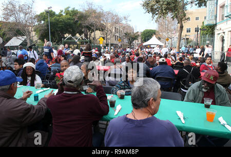 Los Angeles, CA, USA. Dec 21, 2018. Atmosphère, à la mission de Los Angeles Événement de Noël à la mission de Los Angeles à Los Angeles, Californie le 21 décembre 2018. Credit : Faye Sadou/media/Alamy Punch Live News Banque D'Images