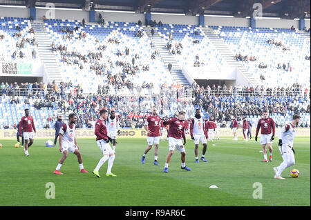 Foto Massimo Paolone/LaPresse 22 dicembre 2018 Reggio Emilia, Italia sport calcio Sassuolo vs Torino - Campionato di Calcio Serie A TIM 2018/2019 - stade "Mapei - TCCE&# xe0 ; del Tricolore" Nella foto : per riscaldamento Photo Turin Massimo Paolone/LaPresse 22 décembre 2018 à Reggio Emilia, Italie Sports Football Sassuolo vs Torino - championnat de football italien une ligue 2018/2019 TIM - "Stade Mapei". Dans le pic : échauffement Torino Banque D'Images