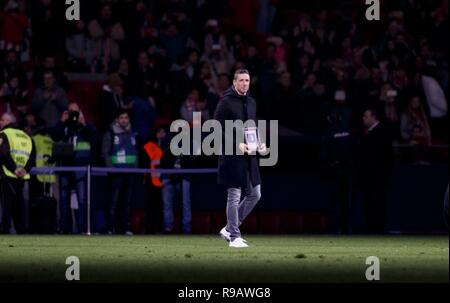 Madrid, Espagne. 22 décembre 2018. Fernado Torres pendant l'LaLiga 2018/19 match entre l'Atletico de Madrid et l'Espanyol, Wanda au stade Metropolitano de Madrid le 22 décembre 2018. (Photo de Guille Martinez/Cordon Cordon) Appuyez sur appuyez sur Appuyez sur cordon : Crédit/Alamy Live News Banque D'Images