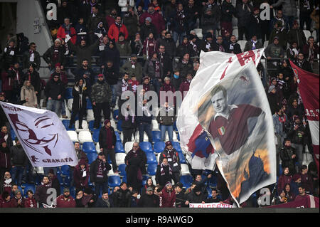 Foto Massimo Paolone/LaPresse 22 dicembre 2018 Reggio Emilia, Italia sport calcio Sassuolo vs Torino - Campionato di Calcio Serie A TIM 2018/2019 - stade "Mapei - TCCE&# xe0 ; del Tricolore" Nella foto : i tifosi del Torino Photo Massimo Paolone/LaPresse 22 décembre 2018 à Reggio Emilia, Italie Sports Football Sassuolo vs Torino - championnat de football italien une ligue 2018/2019 TIM - "Stade Mapei". Dans le pic : les fans de Torino Banque D'Images