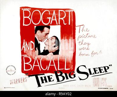 Titre original : The Big Sleep. Titre en anglais : THE BIG SLEEP. Année : 1946. Réalisateur : Howard Hawks. Credit : Warner Brothers / Album Banque D'Images