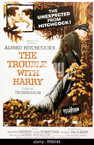 Titre original : The Trouble with HARRY. Titre en anglais : The Trouble with HARRY. Année : 1955. Réalisateur : Alfred Hitchcock. Crédit : Alfred J. Hitchcock Productions / Album Banque D'Images