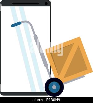 La livraison et la logistique Illustration de Vecteur