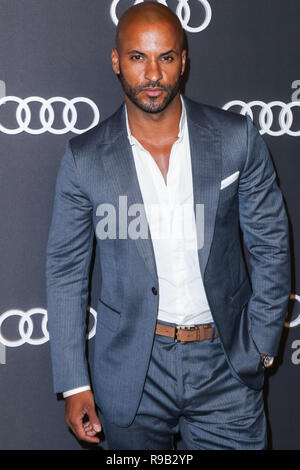 HOLLYWOOD, LOS ANGELES, CA, USA - 14 SEPTEMBRE : Ricky Whittle arrive à la partie pré Audi 2017 Emmy - 69e Emmy Awards s'est tenue à la Chambre de mettre en surbrillance Hollywood Dream le 14 septembre 2017 à Hollywood, Los Angeles, Californie, États-Unis. (Photo par Xavier Collin/Image Press Office) Banque D'Images