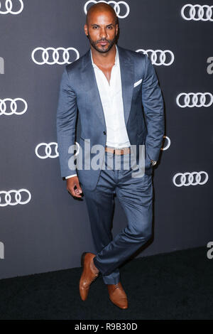 HOLLYWOOD, LOS ANGELES, CA, USA - 14 SEPTEMBRE : Ricky Whittle arrive à la partie pré Audi 2017 Emmy - 69e Emmy Awards s'est tenue à la Chambre de mettre en surbrillance Hollywood Dream le 14 septembre 2017 à Hollywood, Los Angeles, Californie, États-Unis. (Photo par Xavier Collin/Image Press Office) Banque D'Images