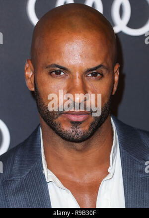 HOLLYWOOD, LOS ANGELES, CA, USA - 14 SEPTEMBRE : Ricky Whittle arrive à la partie pré Audi 2017 Emmy - 69e Emmy Awards s'est tenue à la Chambre de mettre en surbrillance Hollywood Dream le 14 septembre 2017 à Hollywood, Los Angeles, Californie, États-Unis. (Photo par Xavier Collin/Image Press Office) Banque D'Images