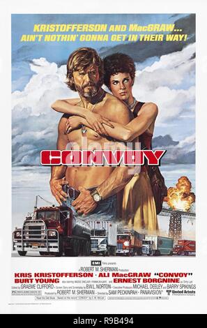 Titre original : CONVOI. Titre en anglais : CONVOI. Année : 1978. Réalisateur : SAM PECKINPAH. Credit : EMI/COLUMBIA / Album Banque D'Images