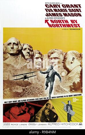 Titre original : North by Northwest. Titre en anglais : North by Northwest. Année : 1959. Réalisateur : Alfred Hitchcock. Credit : Metro-Goldwyn-Mayer (MGM) / Album Banque D'Images