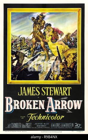 Titre original : BROKEN ARROW. Titre en anglais : BROKEN ARROW. Année : 1950. Directeur : Delmer Daves. Crédit : 20TH CENTURY FOX / Album Banque D'Images