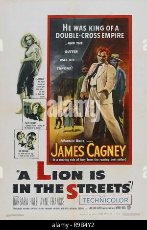 Titre original : UN LION DANS LES RUES. Titre en anglais : UN LION DANS LES RUES. Année : 1953. Réalisateur : RAOUL WALSH. Credit : Warner Brothers / Album Banque D'Images