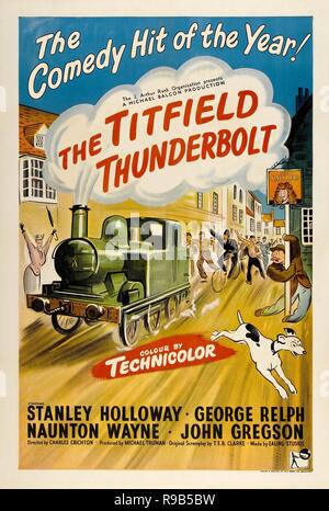 Film Original Titre : L'TITFIELD Thunderbolt. Titre en anglais : L'TITFIELD Thunderbolt. Année : 1953. Réalisateur : CHARLES CRICHTON. Credit : Ealing Studios / Album Banque D'Images