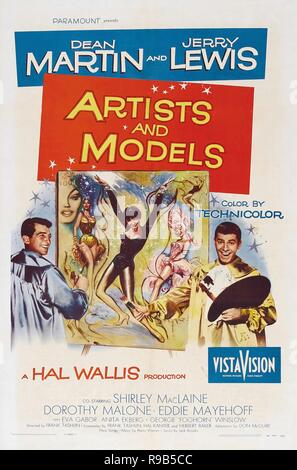 Titre original : ARTISTES ET MODÈLES. Titre en anglais : ARTISTES ET MODÈLES. Année : 1955. Réalisateur : Frank Tashlin. Credit : PARAMOUNT PICTURES / Album Banque D'Images