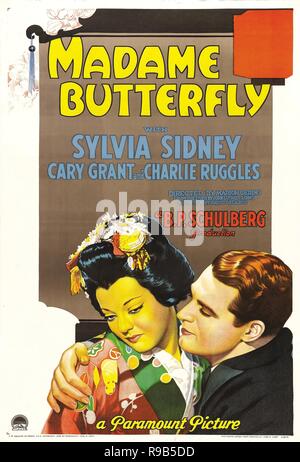 Titre original : MADAME BUTTERFLY. Titre en anglais : MADAME BUTTERFLY. Année : 1932. Directeur : MARION GERING. Credit : PARAMOUNT PICTURES / Album Banque D'Images