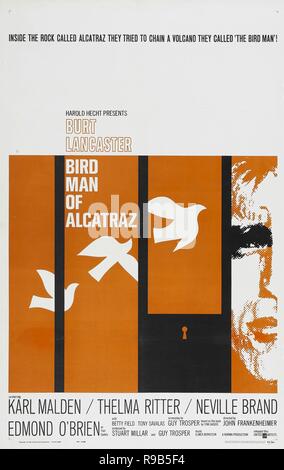 Titre original : Birdman of Alcatraz. Titre en anglais : Birdman of Alcatraz. Année : 1962. Réalisateur : John Frankenheimer. Credit : United Artists / Album Banque D'Images