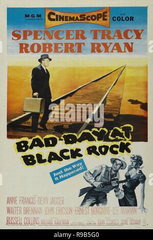 Titre original : BAD DAY AT BLACK ROCK. Titre en anglais : BAD DAY AT BLACK ROCK. Année : 1955. Réalisateur : JOHN STURGES. Credit : M.G.M. / Album Banque D'Images