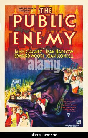 Titre original : THE PUBLIC ENEMY. Titre en anglais : L'ennemi public. Année : 1931. Réalisateur : William A. WELLMAN. Credit : Warner Brothers / Album Banque D'Images