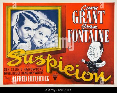 Titre original : suspicion. Titre en anglais : suspicion. Année : 1941. Réalisateur : Alfred Hitchcock. Credit : RKO / Album Banque D'Images