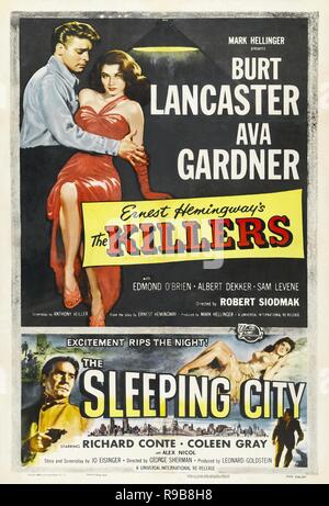 Titre original : The Killers. Titre en anglais : les assassins. Année : 1946. Directeur : ROBERT SIODMAK. Credit : UNIVERSAL PICTURES / Album Banque D'Images