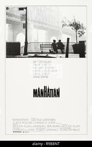 Titre original : Manhattan. Titre en anglais : Manhattan. Année : 1979. Réalisateur : Woody Allen. Credit : United Artists / Album Banque D'Images