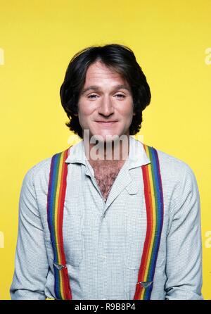 Titre original : MORK & MINDY. Titre en anglais : MORK & MINDY. Année : 1978. Stars : ROBIN WILLIAMS. Credit : PARAMOUNT TV / Album Banque D'Images