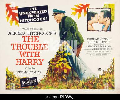 Titre original : The Trouble with HARRY. Titre en anglais : The Trouble with HARRY. Année : 1955. Réalisateur : Alfred Hitchcock. Crédit : Alfred J. Hitchcock Productions / Album Banque D'Images