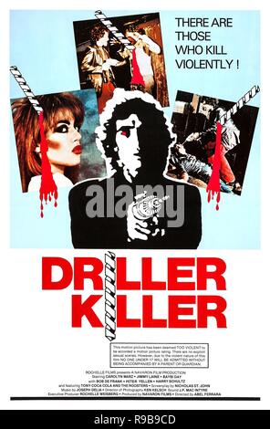 Titre original : THE DRILLER KILLER. Titre en anglais : THE DRILLER KILLER. Année : 1979. Réalisateur : Abel Ferrara. Credit : NAVARON FILMS / Album Banque D'Images