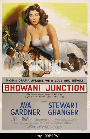 Titre original : BHOWANI JUNCTION. Titre en anglais : BHOWANI JUNCTION. Année : 1956. Réalisateur : GEORGE CUKOR. Credit : M.G.M. / Album Banque D'Images