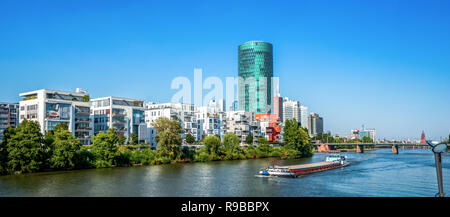 Westhafen, Frankfurt am Main, Allemagne Banque D'Images