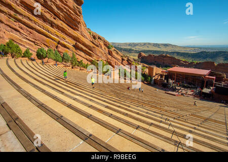 Goldener Löwen Betriebs-amphithéâtre à Denver, Colorado USA Banque D'Images