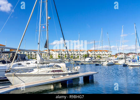 Marina, Boltenhagen, Allemagne Banque D'Images