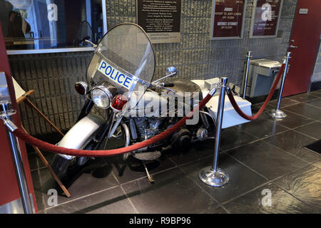 Harley Davidson 1964 moto de Police de Yonkers Yonkers New York Police Banque D'Images