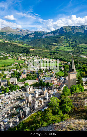 France. Alpes de haute Provence. Jausiers (04). Valey d'Ubaye Banque D'Images