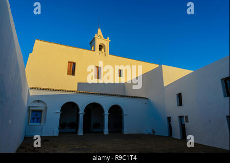 Église de Sant Miquel de Balansat (San Miguel), Ibiza Banque D'Images